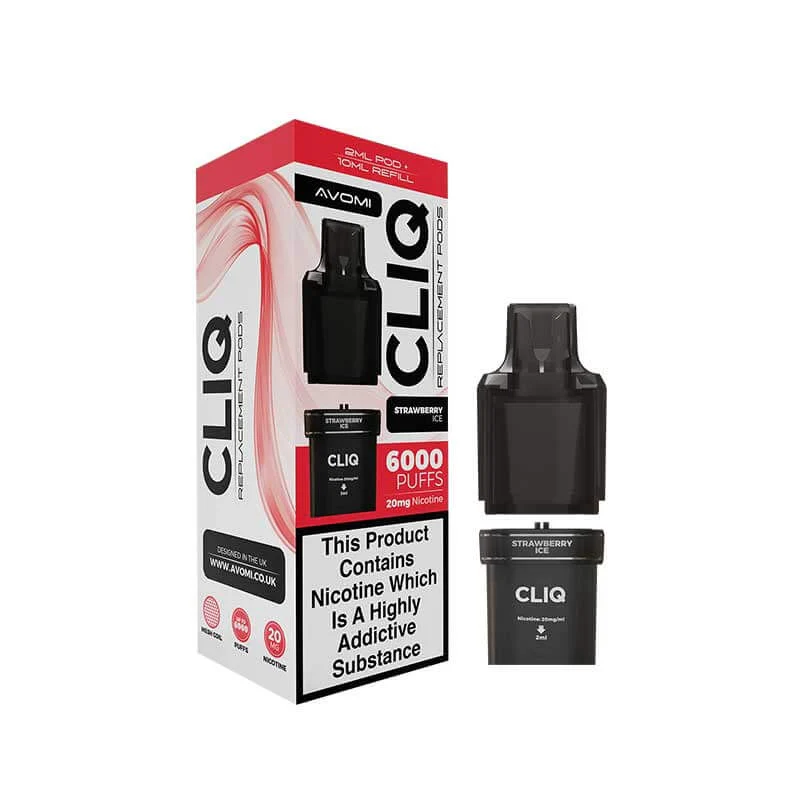 Avomi Cliq Prefilled Pods - Strawberry Ice