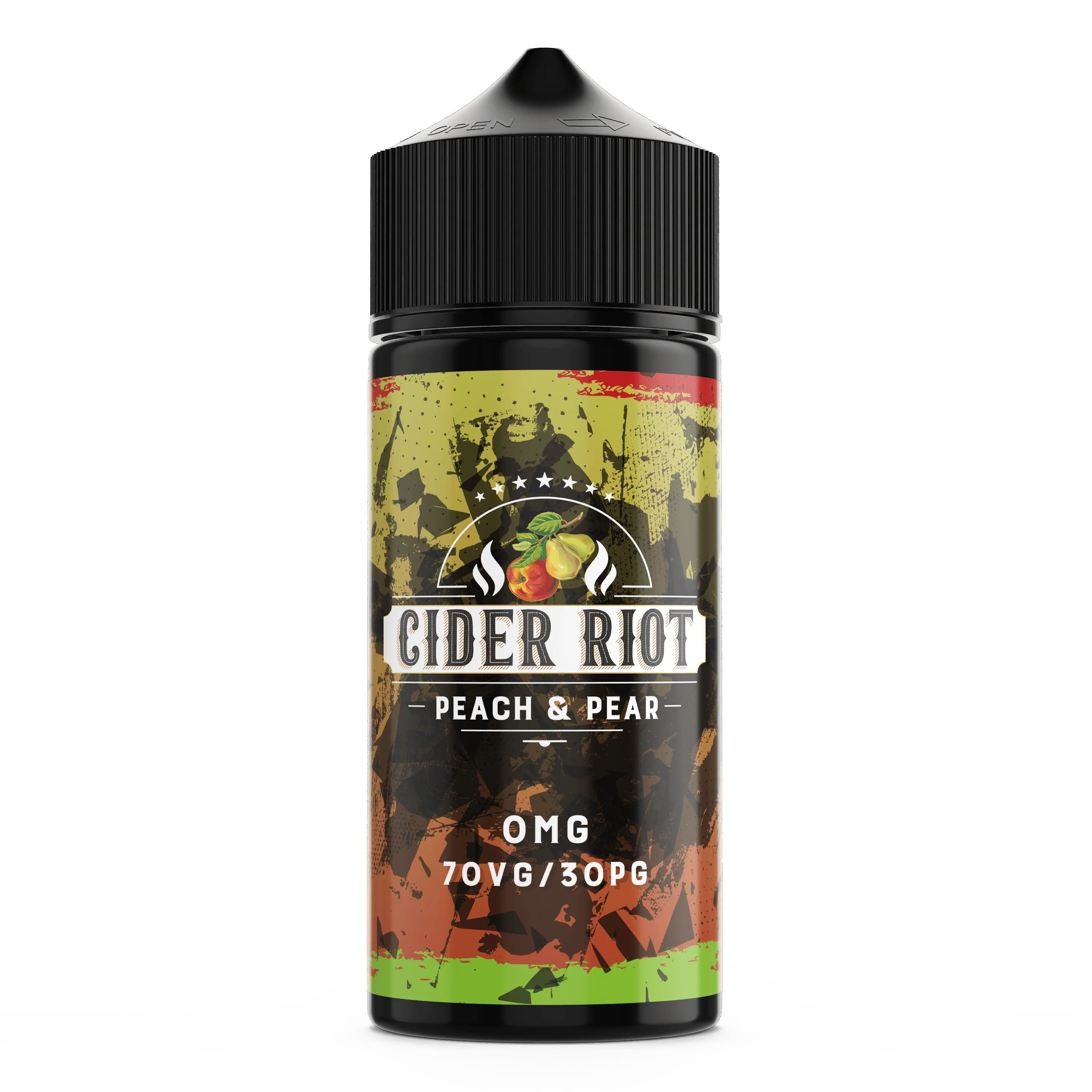 Cider Riot 100ml 0mg (FREE NIC SHOT) - Peach & Pear Cider
