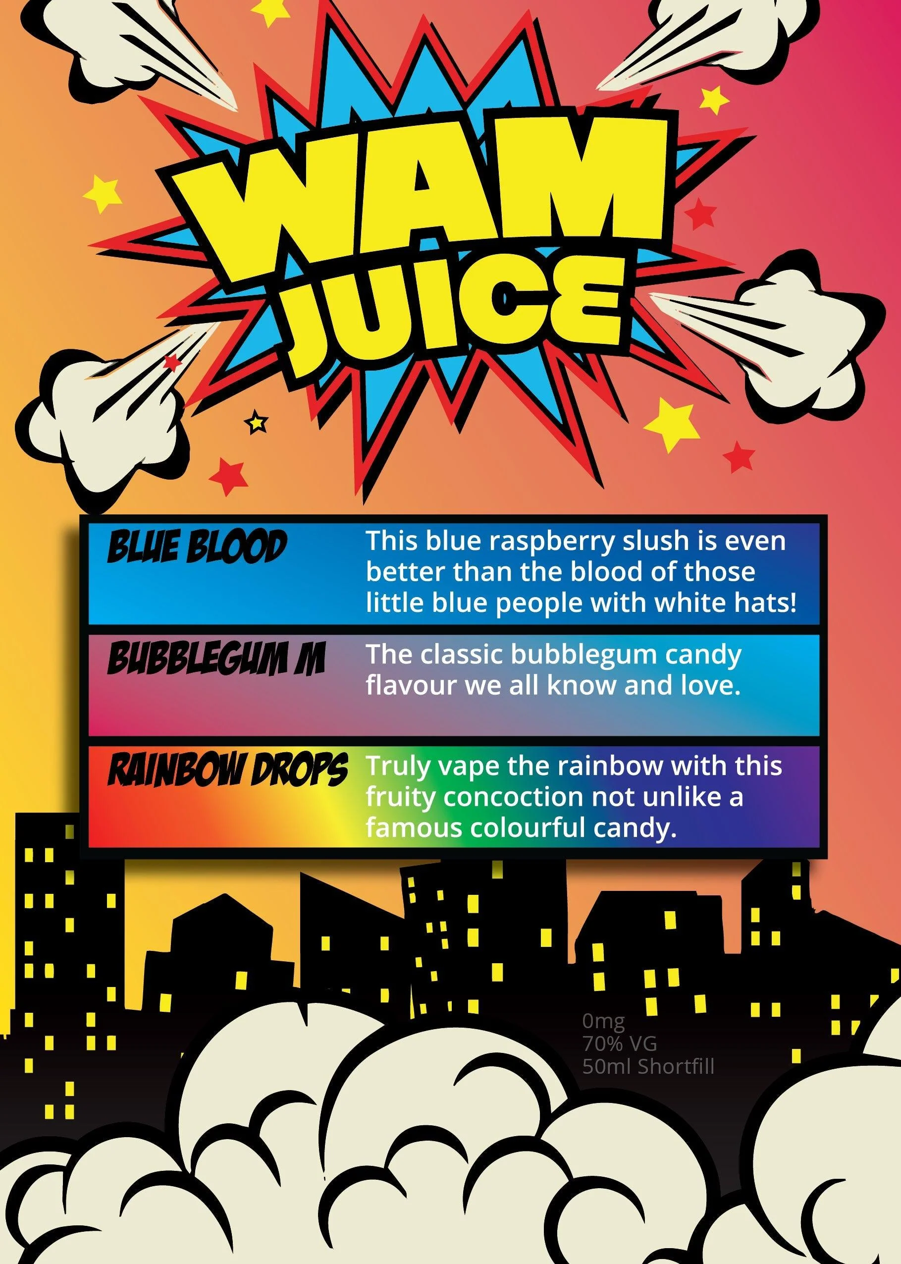Wam Juice 100ml 0mg (FREE NIC SHOT) - Image 5