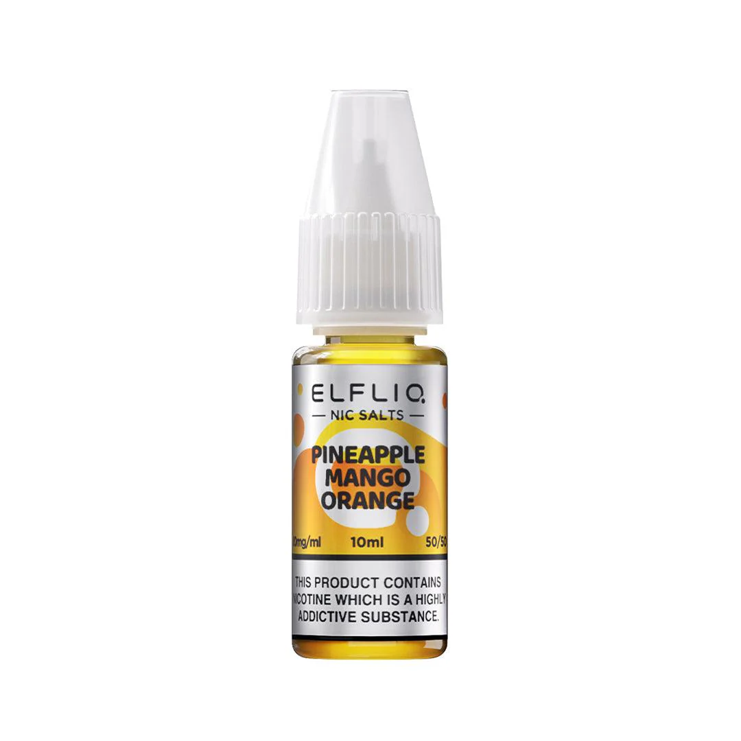 ELFLIQ 10ml Nic Salts - Pineapple Mango Orange