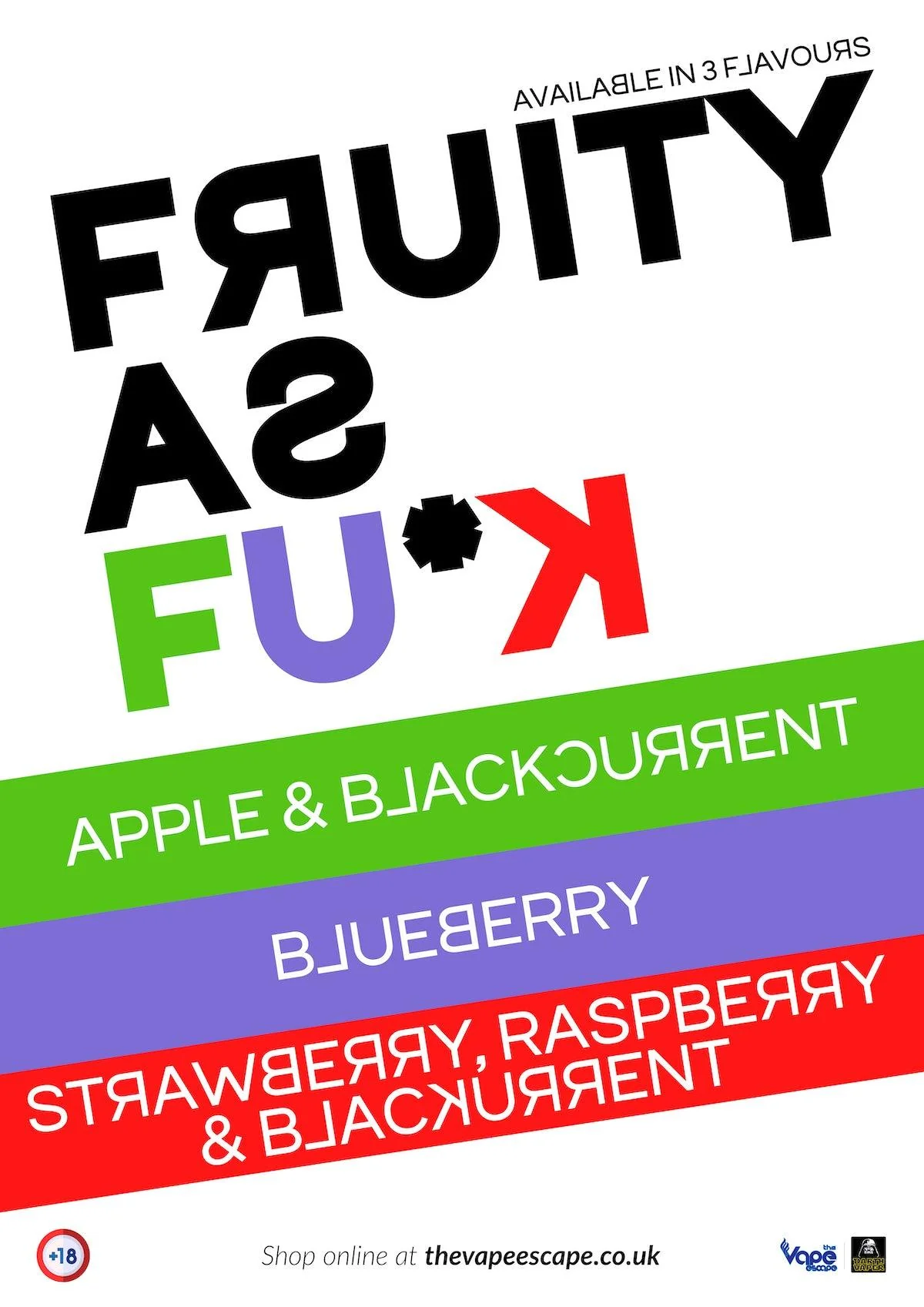 Fruity As Fu*K 50ml 0mg (FREE NIC SHOT) - Image 6