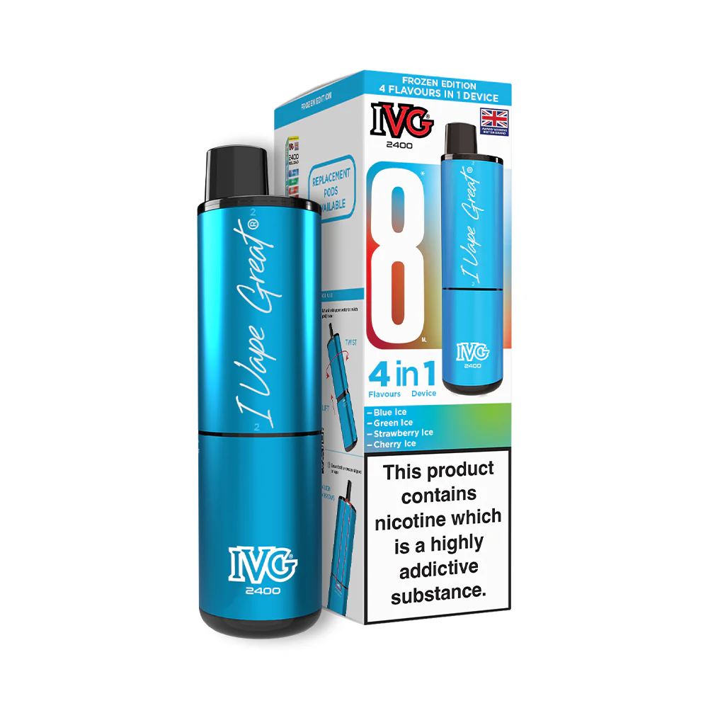 IVG 2400 Big Puff Pre-filled Pod Vape Kit (4 in 1) 🔥2 for £25🔥 - Image 6