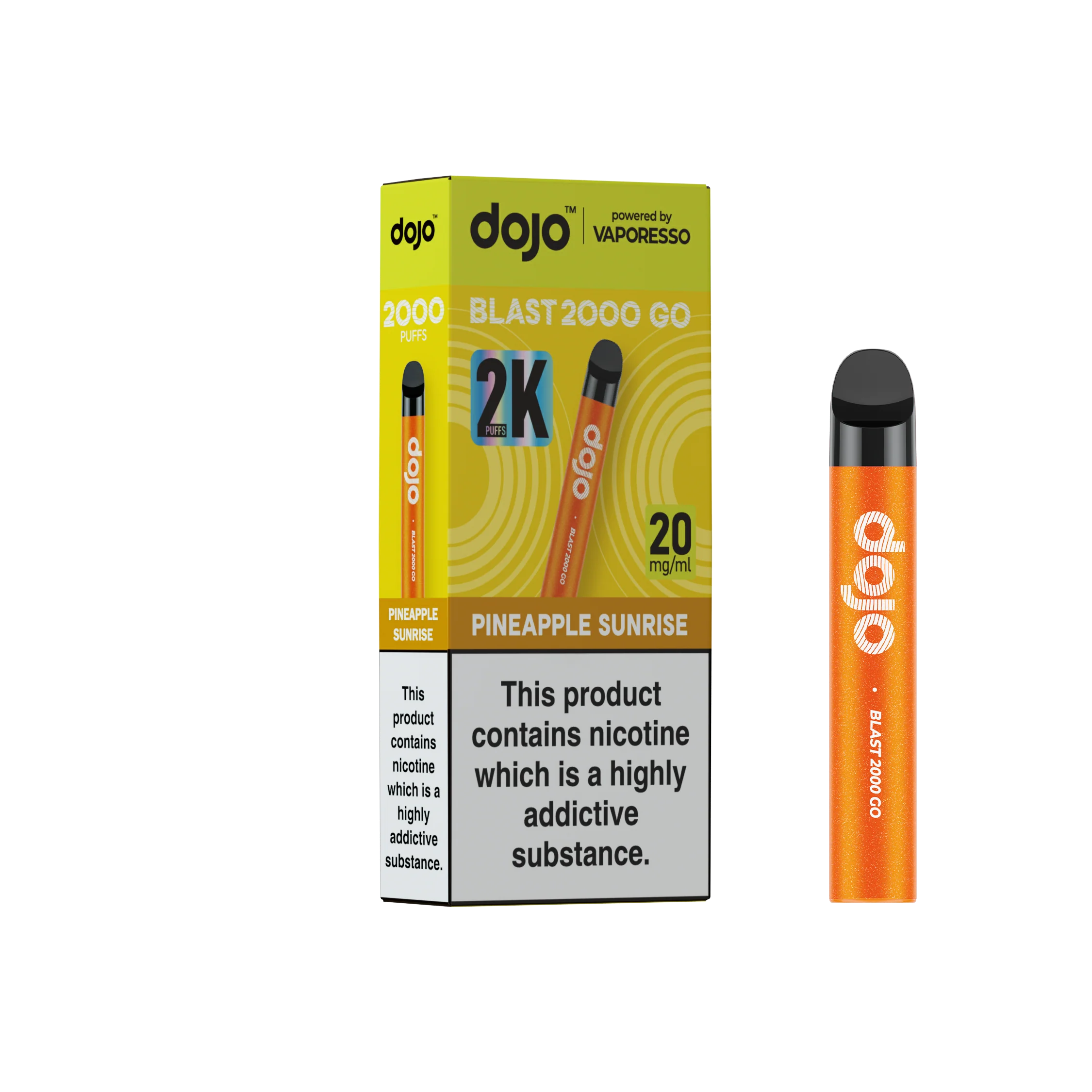 Vaporesso DOJO Blast 2000 Go Pre-filled Pod Vape Kit - Image 10