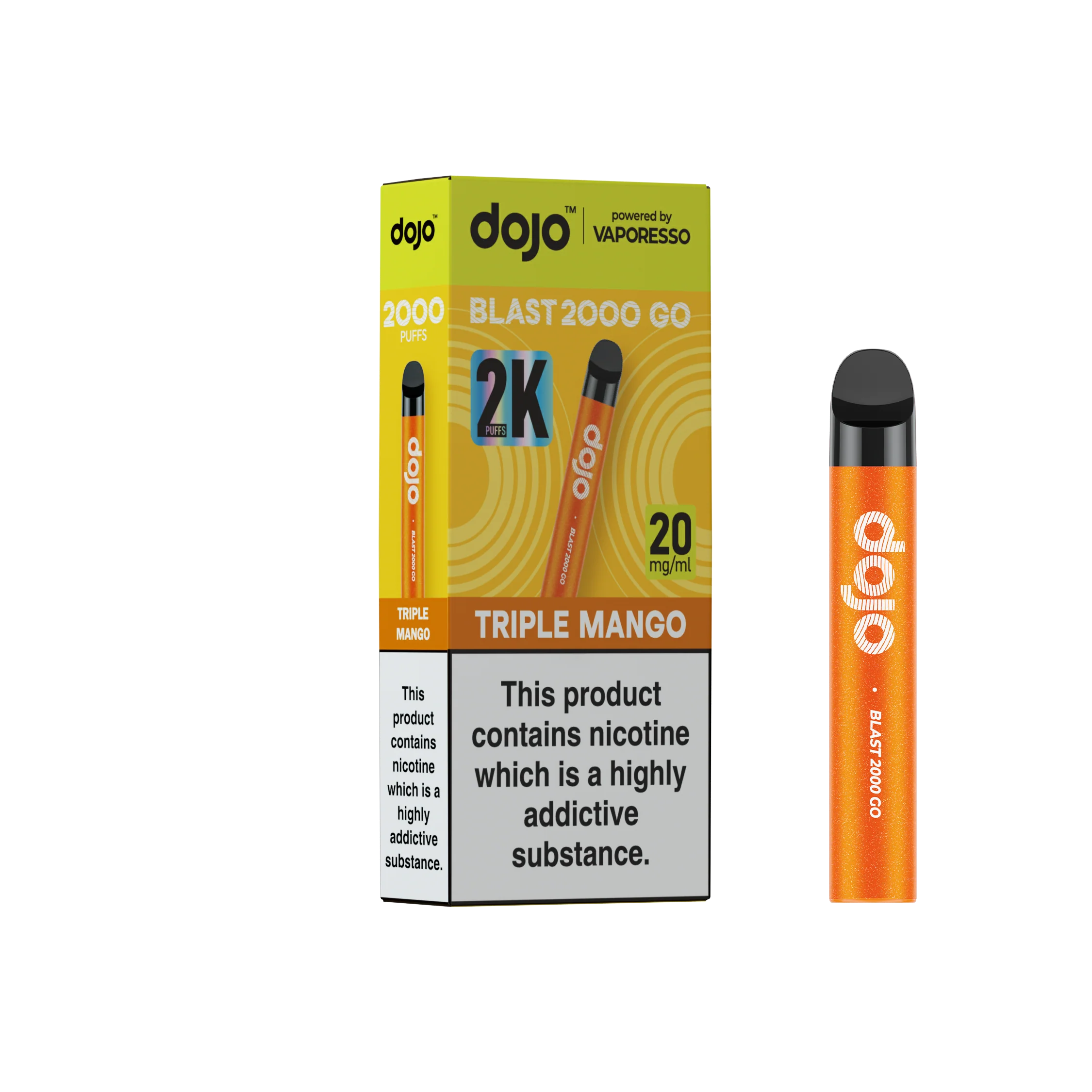 Vaporesso DOJO Blast 2000 Go Pre-filled Pod Vape Kit - Image 15