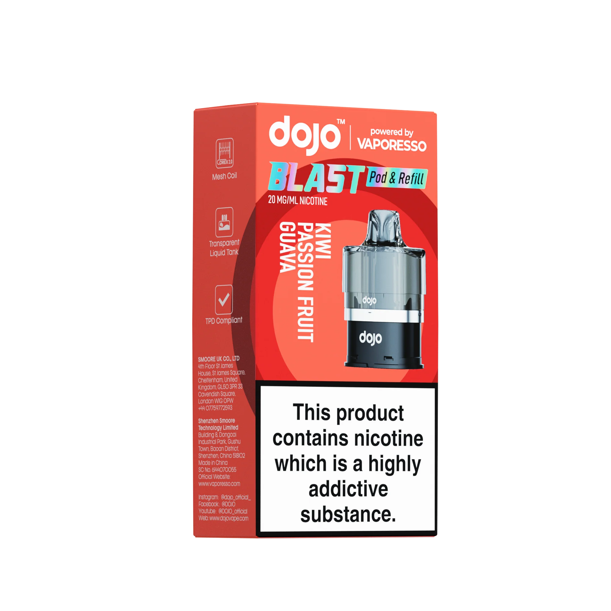 Vaporesso DOJO Blast 6000 Refillable Pod 12ml - Image 10