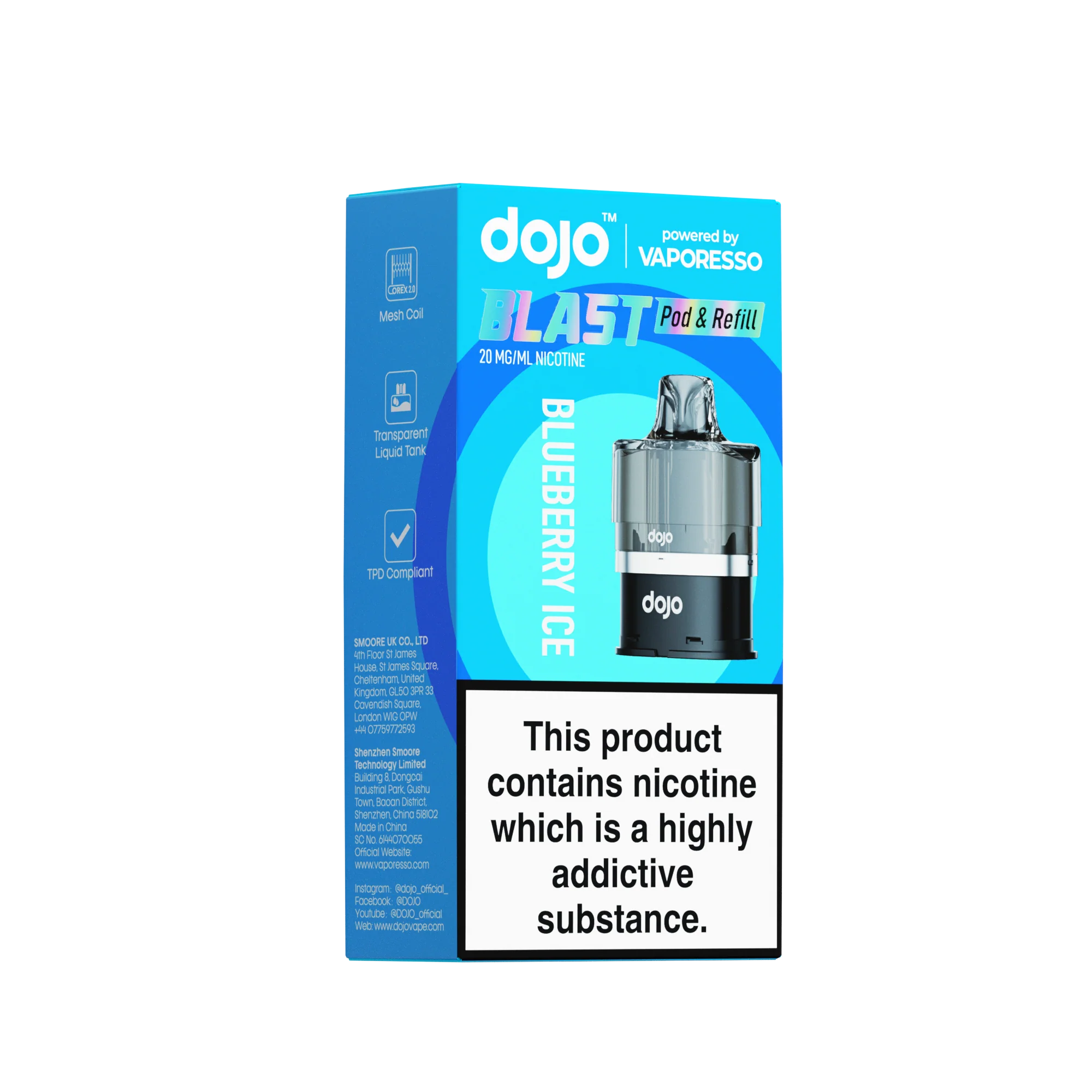 Vaporesso DOJO Blast 6000 Refillable Pod 12ml - Image 5