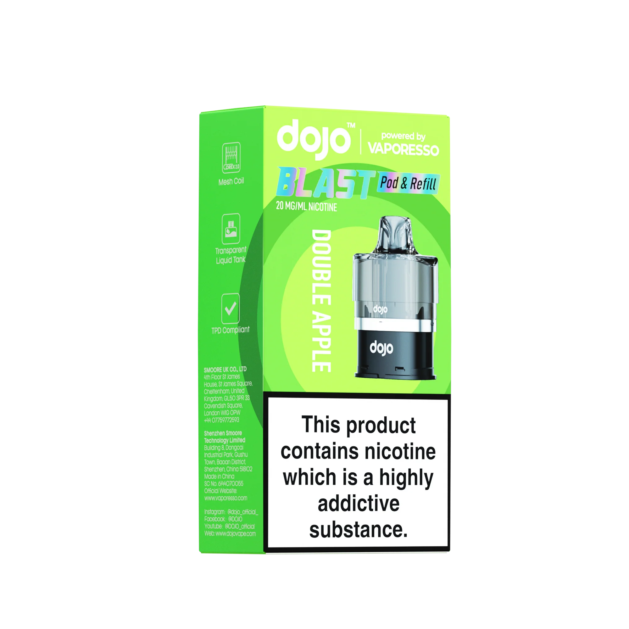 Vaporesso DOJO Blast 6000 Refillable Pod 12ml - Image 8