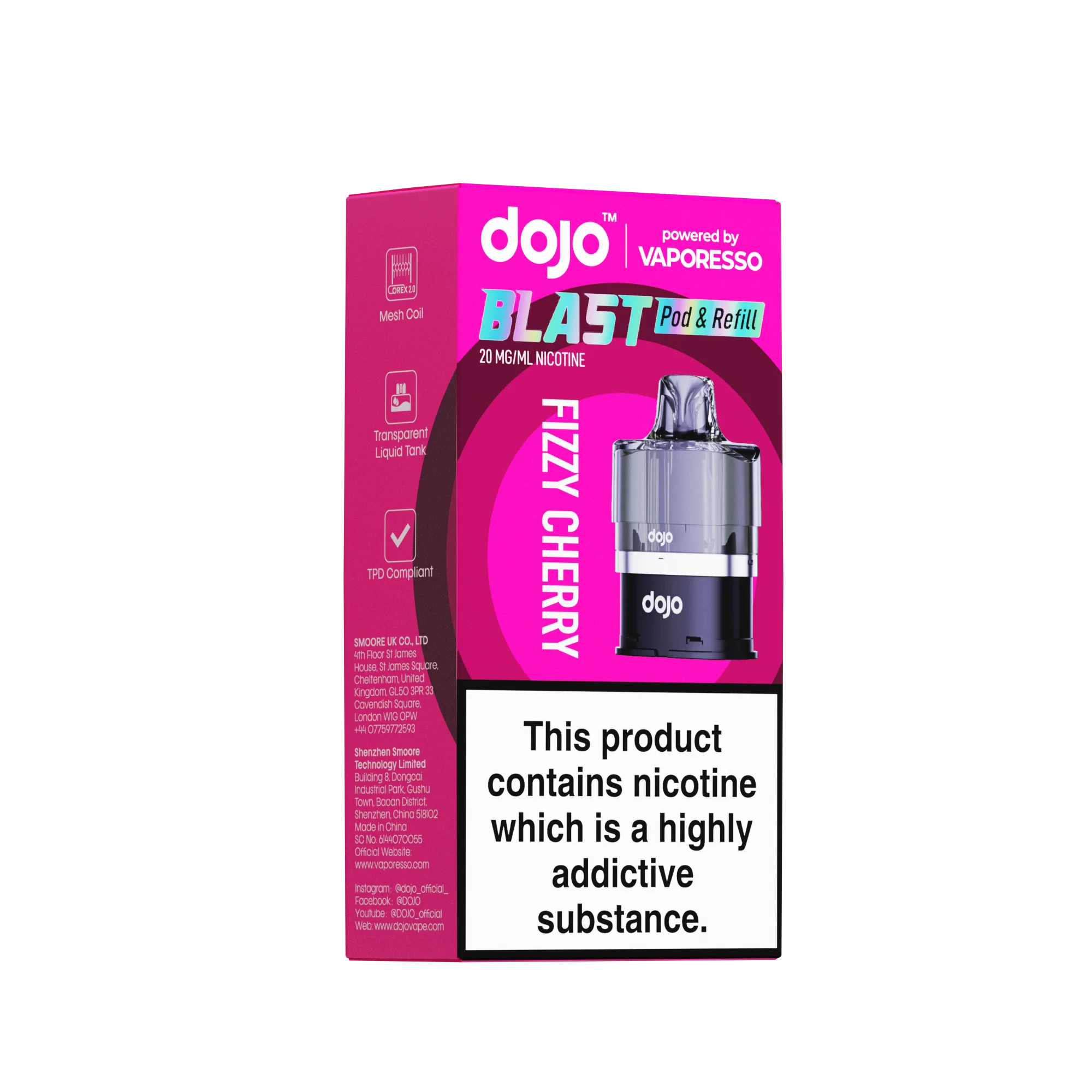 Vaporesso DOJO Blast 6000 Refillable Pod 12ml - Image 9