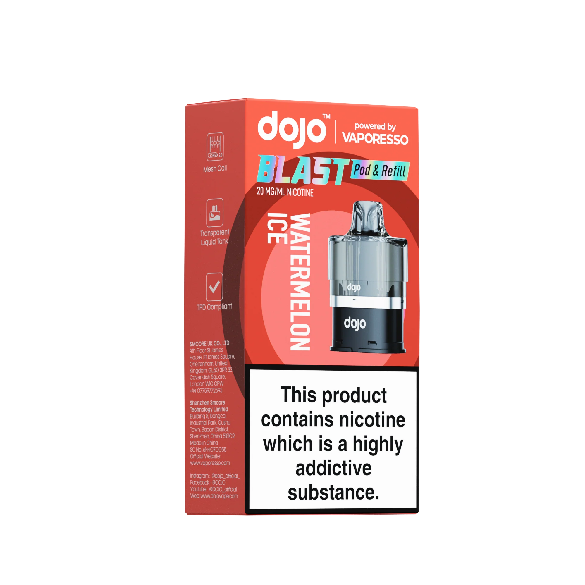 Vaporesso DOJO Blast 6000 Refillable Pod 12ml - Image 21